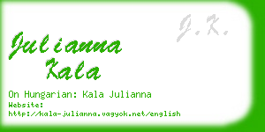 julianna kala business card